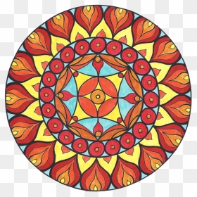 Colorful Mandala 2 W Shading Clip Arts Transparent Colorful Mandala