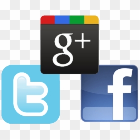 Facebook Twitter Google Plus, HD Png Download - facebook png