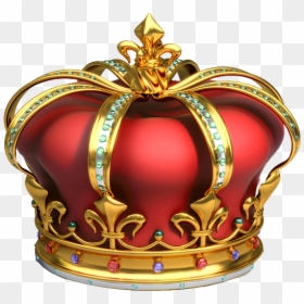 Red Gold King Crown, HD Png Download - crown png