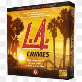 La Crimes Board Game, HD Png Download - parental advisory png