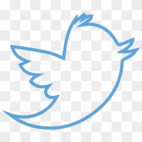 Twitter Logo Outline Transparent Background, HD Png Download - twitter png