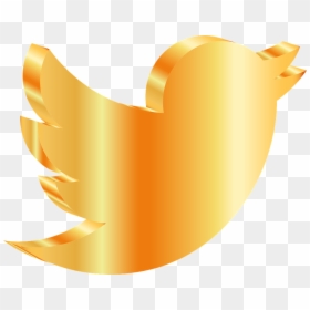 Twitter Gold Logo Png, Transparent Png - twitter png