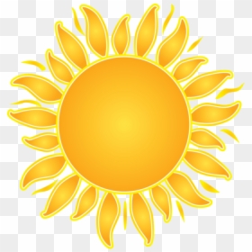 5 Objects Yellow Color, HD Png Download - sun png