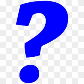 Question Mark Emoji Blue, HD Png Download - question mark png