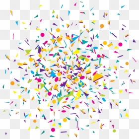Confetti Birthday Png, Transparent Png - confetti png