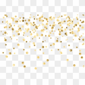 Gold Confetti Transparent Background, HD Png Download - confetti png