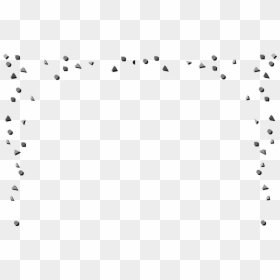 Black And White Confetti Png, Transparent Png - confetti png