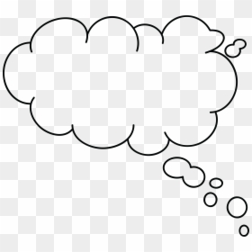 Speech Bubble Thinking Transparent, HD Png Download - cloud png