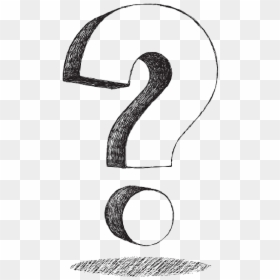 Drawing Of A Question Mark, HD Png Download - question mark png