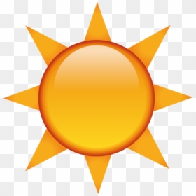 Transparent Background Sun Emoji, HD Png Download - sun png