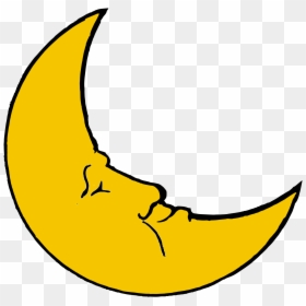 Crescent Moon Clipart, HD Png Download - moon png