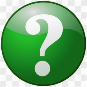 Green Question Mark Button, HD Png Download - question mark png
