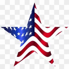 Clip Art American Flag Star, HD Png Download - american flag png