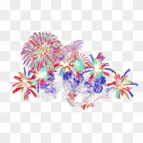 Animated Transparent Background Fireworks, HD Png Download - fireworks png