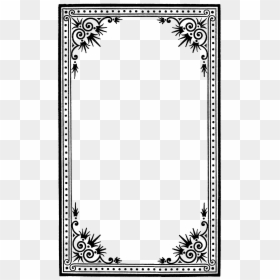 Black And White Frames And Borders, HD Png Download - frame png