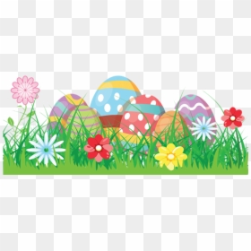 Easter Eggs Clipart Transparent Background, HD Png Download - grass png