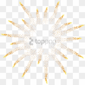 Transparent Background Yellow Fireworks, HD Png Download - fireworks png