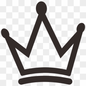 Crown Black And White, HD Png Download - crown png