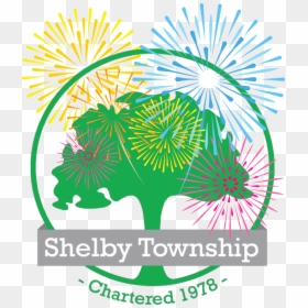 Shelby Township Logo, HD Png Download - fireworks png