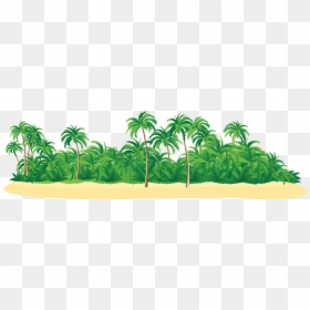 Tropical Island Png, Transparent Png - palm tree png