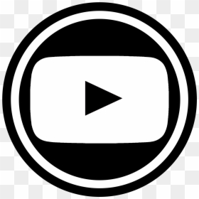 B&w Youtube, HD Png Download - youtube logo png