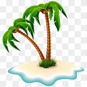 Palm Tree Clipart, HD Png Download - palm tree png
