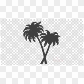 Palm Tree Outline Png, Transparent Png - palm tree png