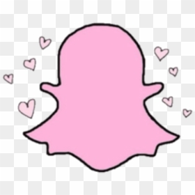 Aesthetic Outlines, HD Png Download - snapchat logo png