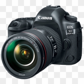 Canon Eos 5d Mark Iv With Battery Grip, HD Png Download - camera png
