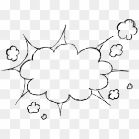 Drawings Of Explosions, HD Png Download - speech bubble png