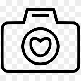 Camera With Heart Clip Art, HD Png Download - camera png