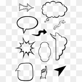 Drawing, HD Png Download - speech bubble png