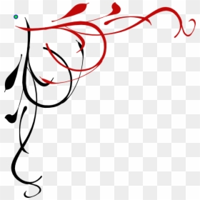 Border Design Black And Red, HD Png Download - border png