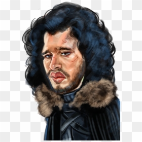 Jon Snow Caricature, HD Png Download - snow png