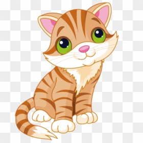 Cartoon Cat Transparent Background, HD Png Download - cat png