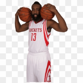 Houston Rockets James Harden, HD Png Download - basketball png