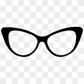 Cat Eye Glasses Drawing, HD Png Download - sunglasses png