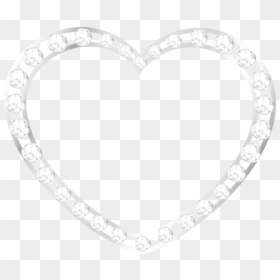 Silver Heart Png, Transparent Png - diamond png