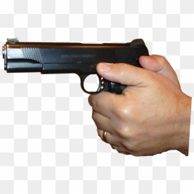 Hand With Gun Transparent, HD Png Download - gun png