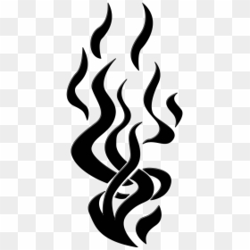 Flames Silhouette Png, Transparent Png - flames png