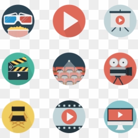 Video Icons, HD Png Download - play button png