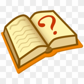 Book With Question Mark On Cover, HD Png Download - book png
