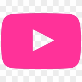 Youtube Logo Png Pink, Transparent Png - play button png