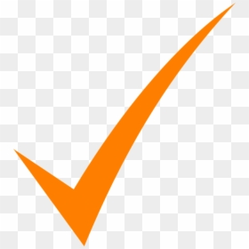 Orange Check Mark Icon, HD Png Download - check mark png