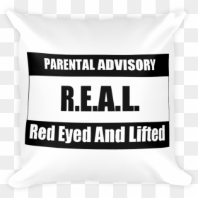 Throw Pillow, HD Png Download - parental advisory png