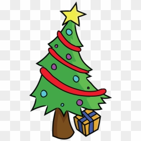Christmas Tree Cartoon Images Png, Transparent Png - christmas tree png