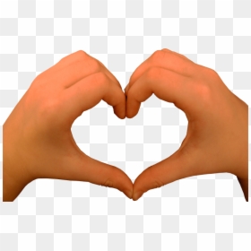 Heart Hands No Background, HD Png Download - hand png