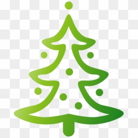 New Year Tree Vector, HD Png Download - christmas tree png