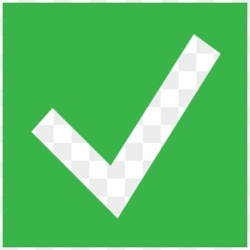 Green Check Mark Box, HD Png Download - check mark png
