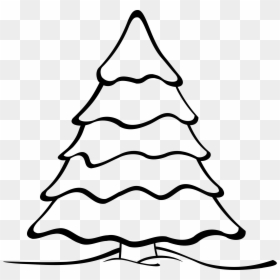 Sketch Christmas Tree Drawing, HD Png Download - christmas tree png
